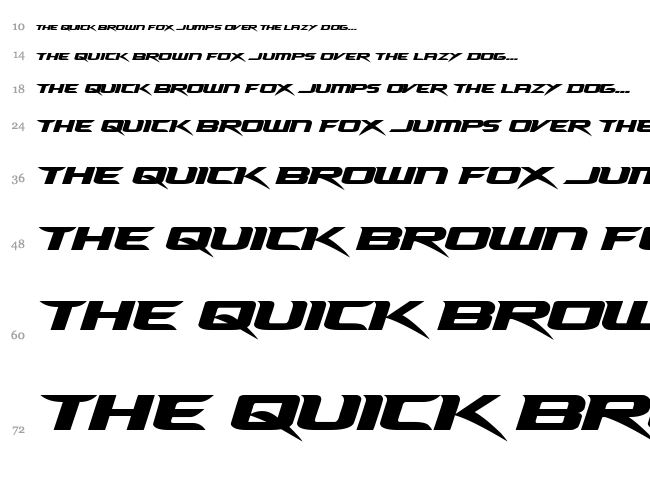 NHL Ducks font waterfall